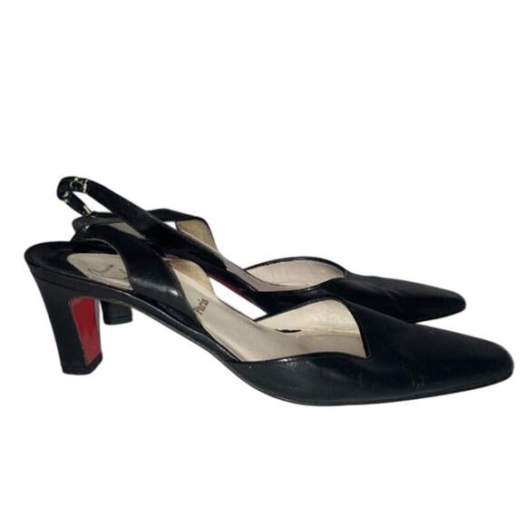 Vintage Christian Louboutin Slingback Heels – EU 36.5 / US 6.5 - Picture 7 of 8